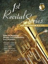 1st Recital Series - Euphonium published by Curnow (Book & CD)